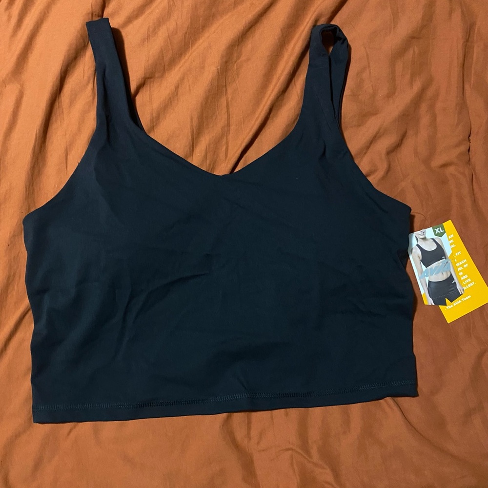 Black exercise top